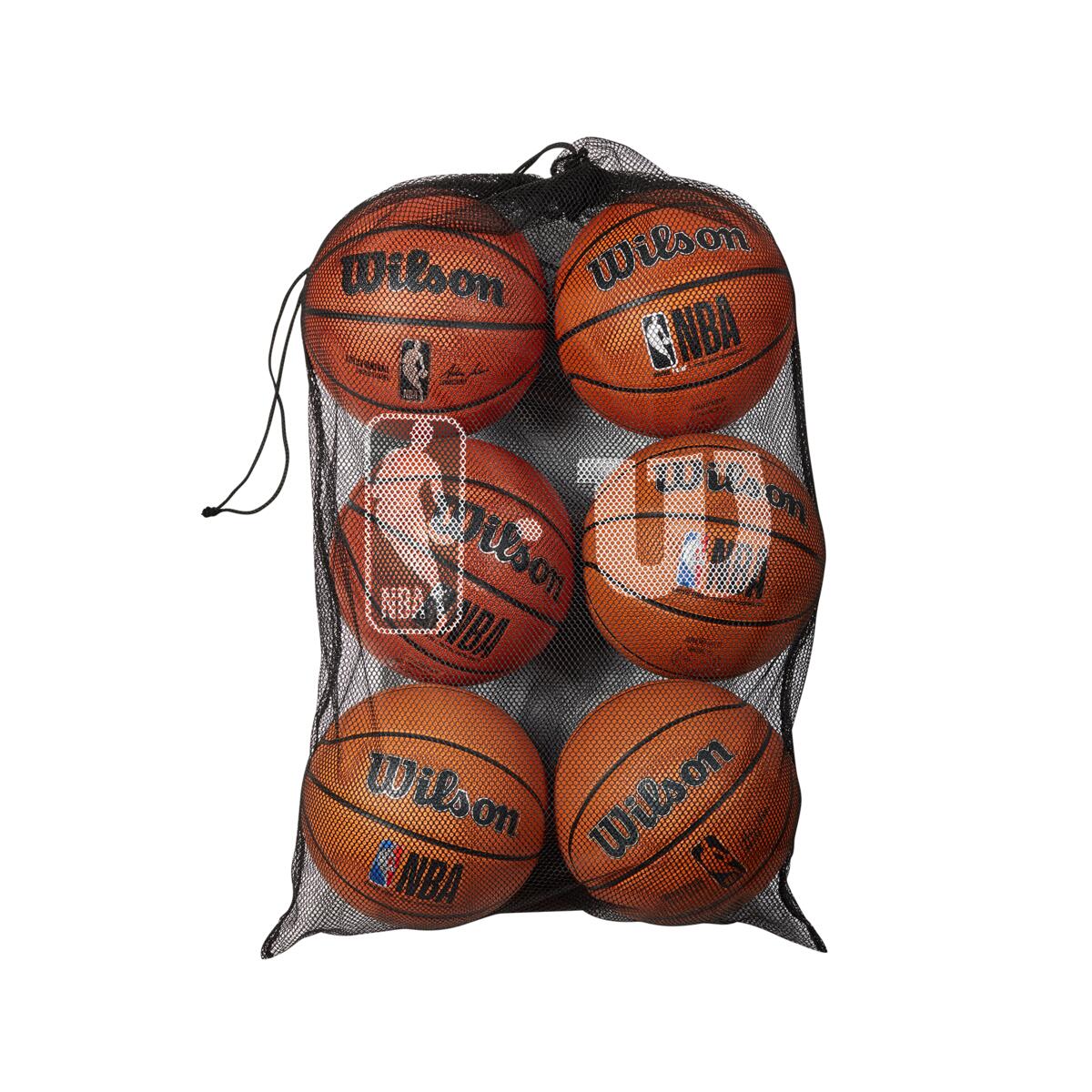 NBA 6 Ball Mesh Carry Bag